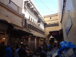 Medina de la ciudad de Fez en Marruecos